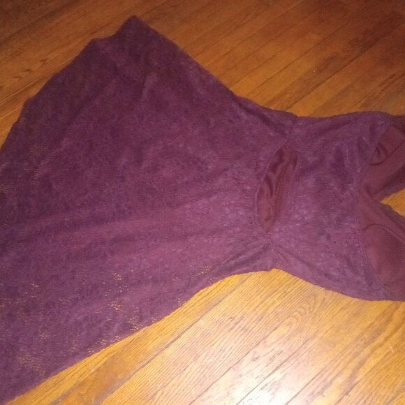 Lace Dress by OLIVE TREE in aubergine fairyGrunge dress - Picture 6 of 6